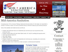 Tablet Screenshot of midamerica-sanitation.com